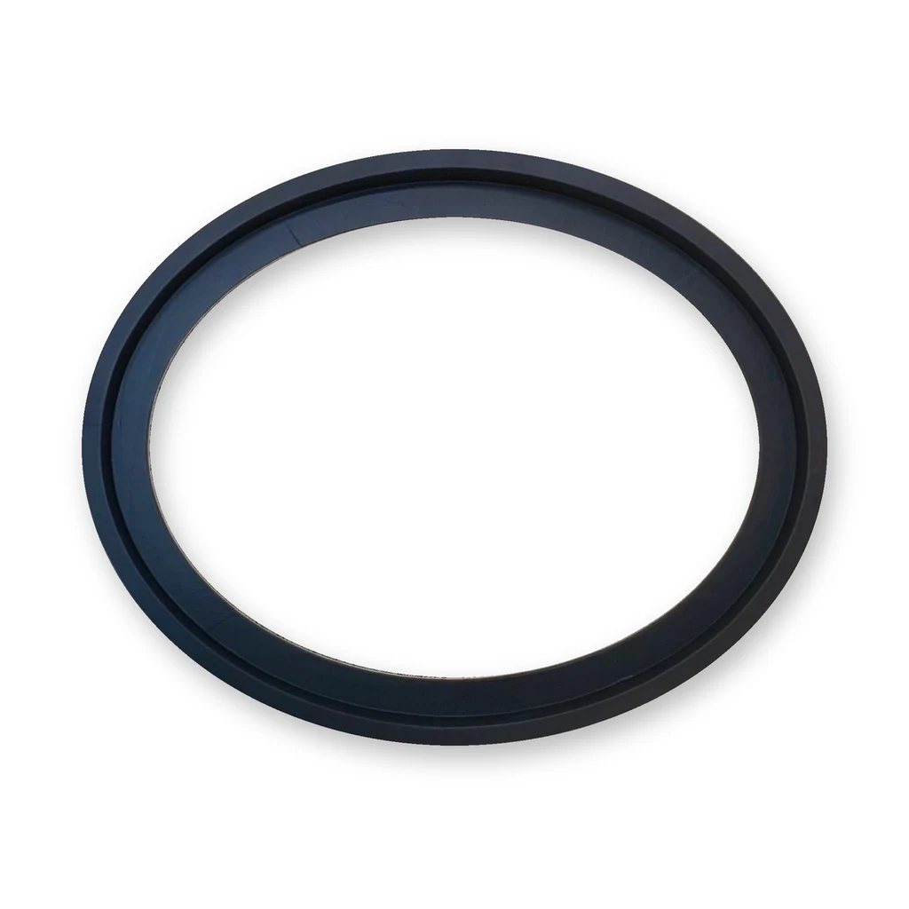 Bilderrahmen oval breit aus Buche – lackiert in Wunschfarbe, 38 mm Tiefe, Schattenfuge, 35×30 bis 205×171 cm – Made in Germany