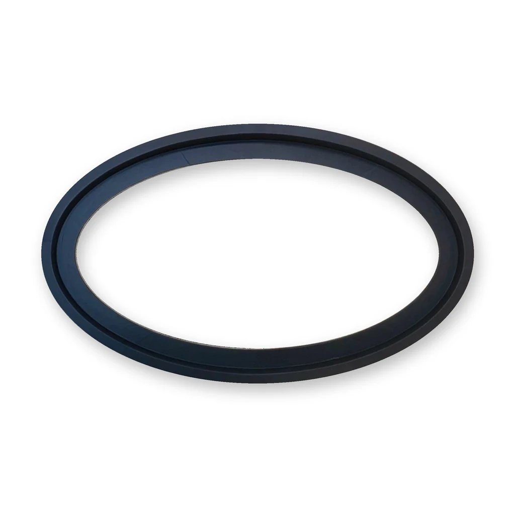 Bilderrahmen oval schmal aus Buche – lackiert in Wunschfarbe, 38 mm Tiefe, Schattenfuge, 35×23 bis 205×125 cm – Made in Germany