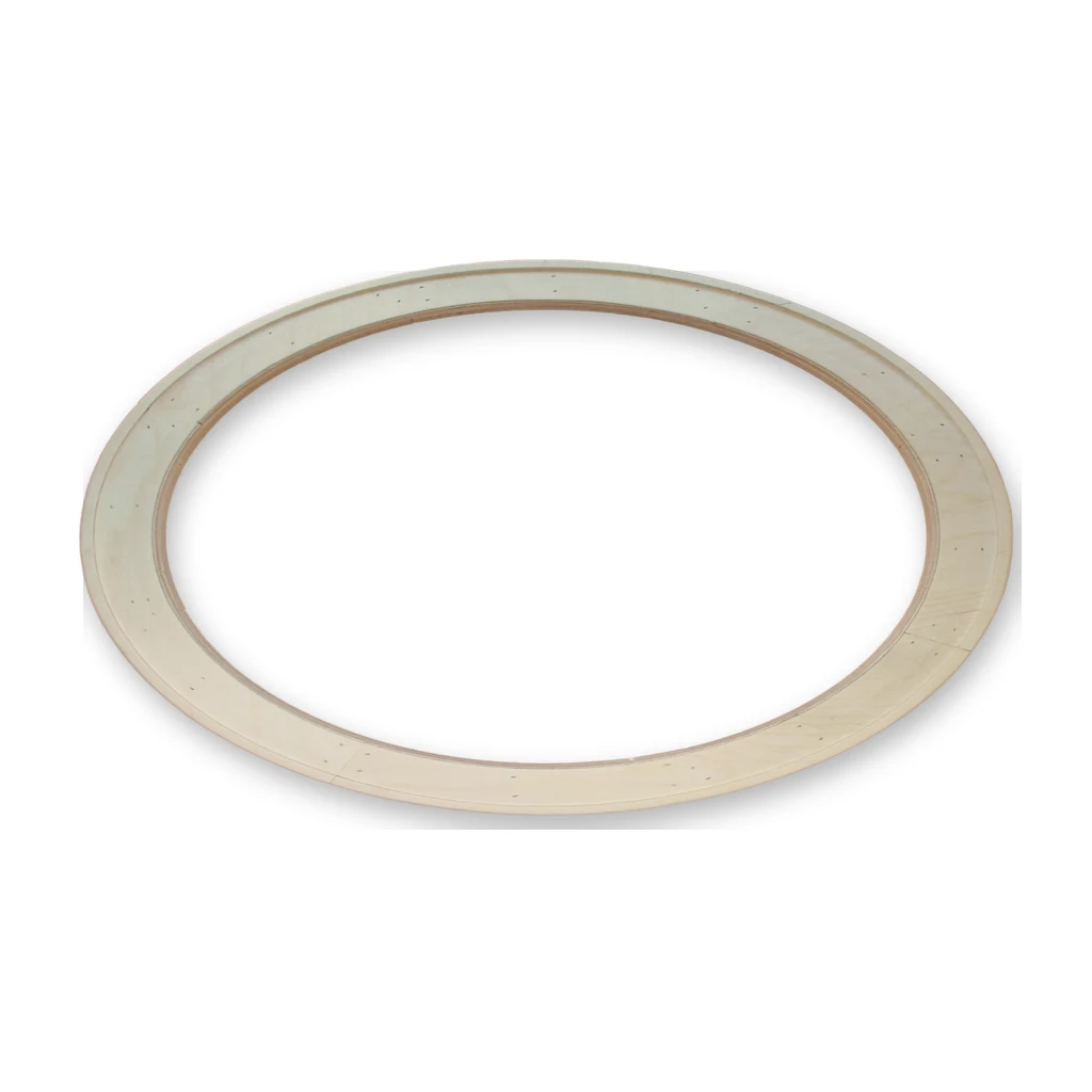 Holzrahmen oval schmal Birke Multiplex 24mm von 30x18cm bis 200x120cm – Made in Germany