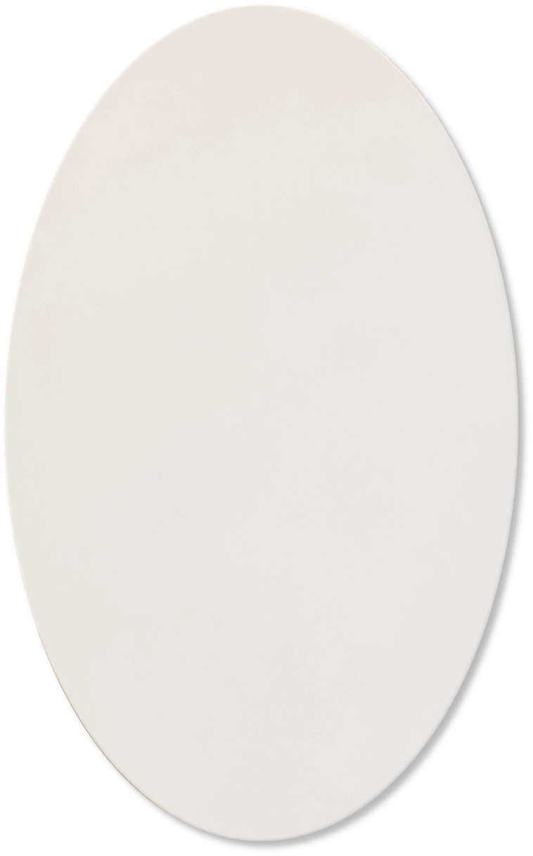 Ovale Leinwand mit Kiefernholzrahmen 24 mm