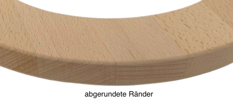 Abgerundete Ränder eines Luna-Deko-Rings