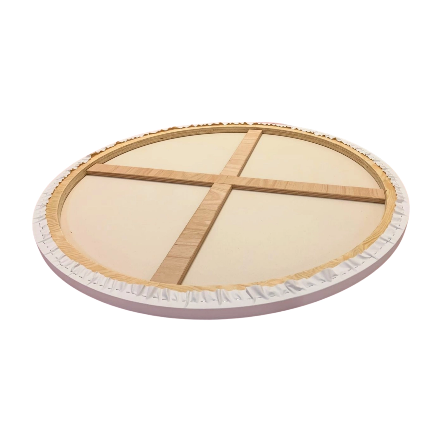 Home 21 Leinwand rund Kiefernholz 36mm 241119 2