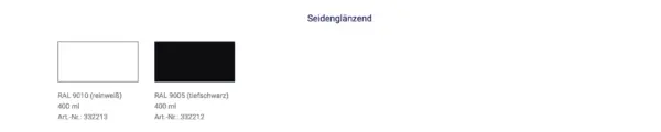 belton free Farben Seindenglänzend