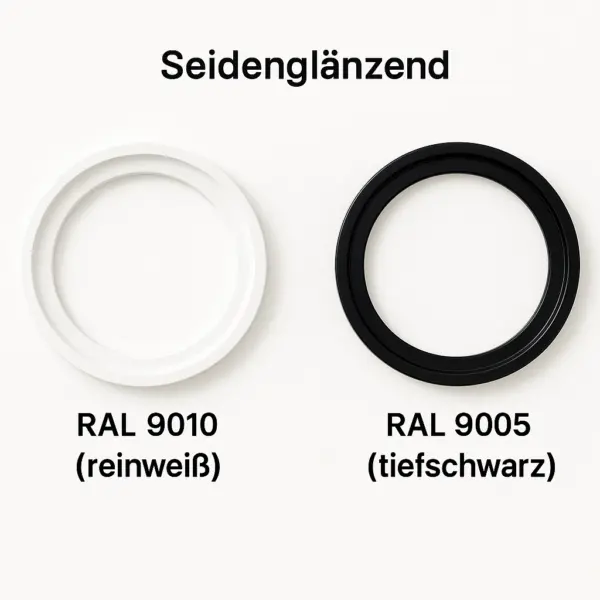 Farbpalette Bilderrahmen rund_seidenglänzend