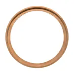 Bilderrahmen rund Buche - ohne Lackierung, 38 mm Tiefe, Ø 15cm bis 205cm – Made in Germany