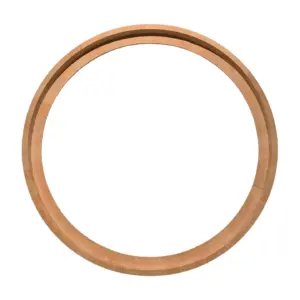 Bilderrahmen rund Buche roh - ohne Lackierung, 38 mm_vorn_