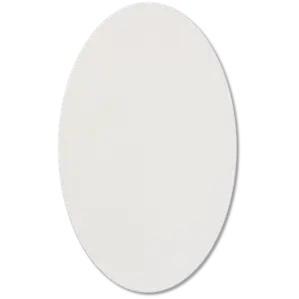 Leinwand oval 30x18cm mit Kiefernholz Rahmen 24mm bespannt mit Baumwolle