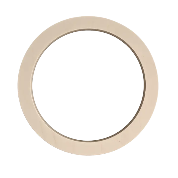 Holzrahmen rund Holzring Deko Luna Nature Mini_front_
