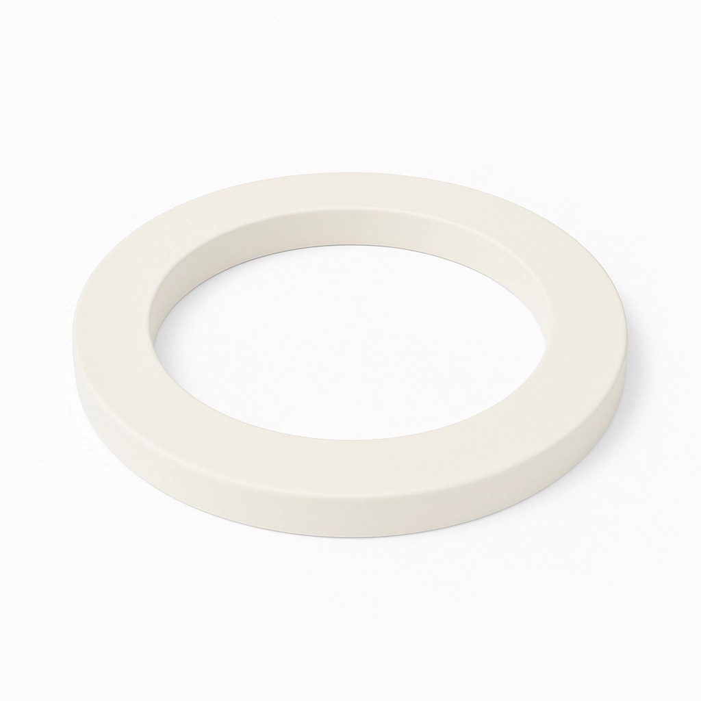 Home 45 Luna Pure Mini Deko Rahmen rund Holzring Buche weiss 10 cm bis 50 cm Seite1