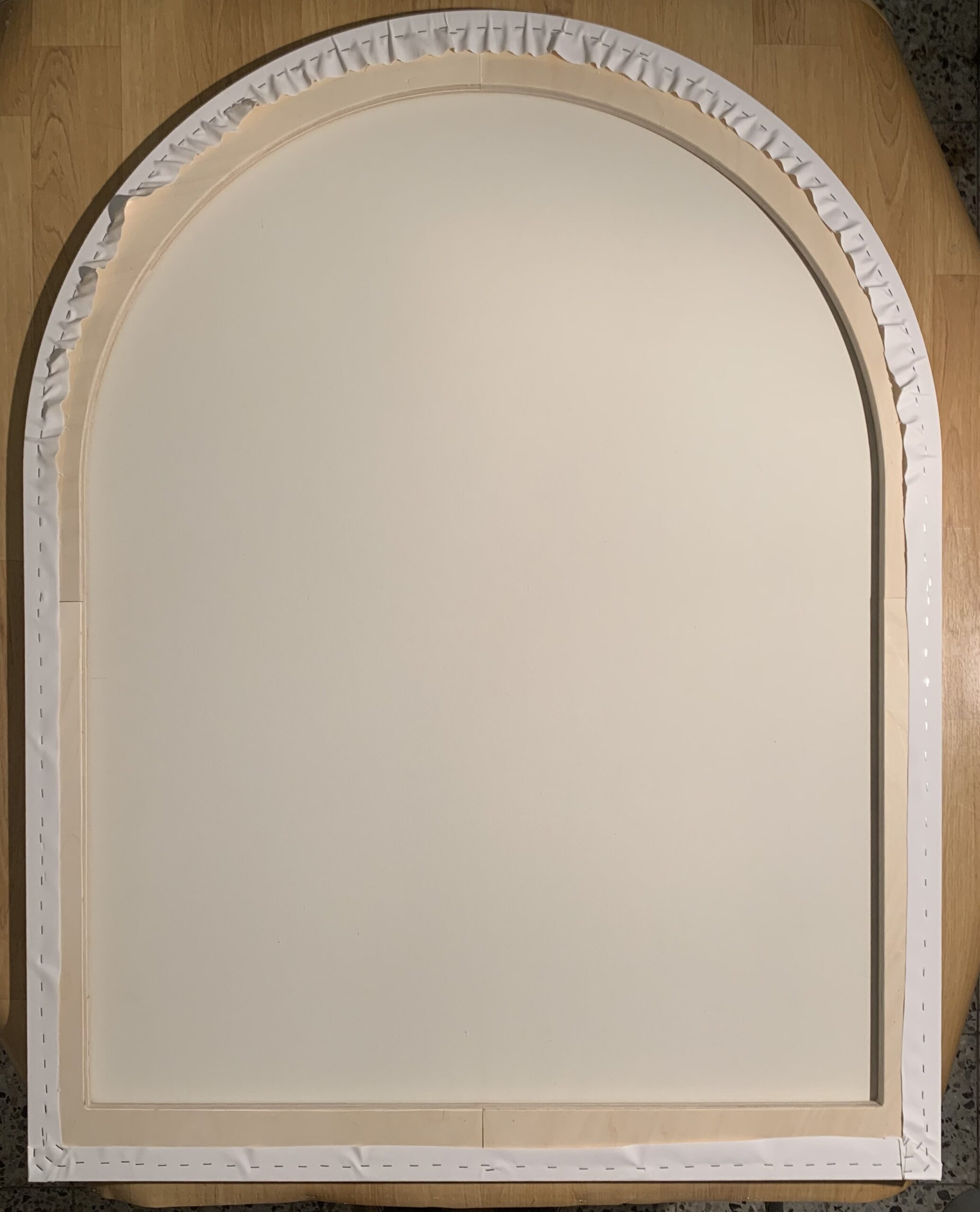 Torbogen Portal Leinwand Birkenholz Rahmen 24mm Baumwolle_hinten_