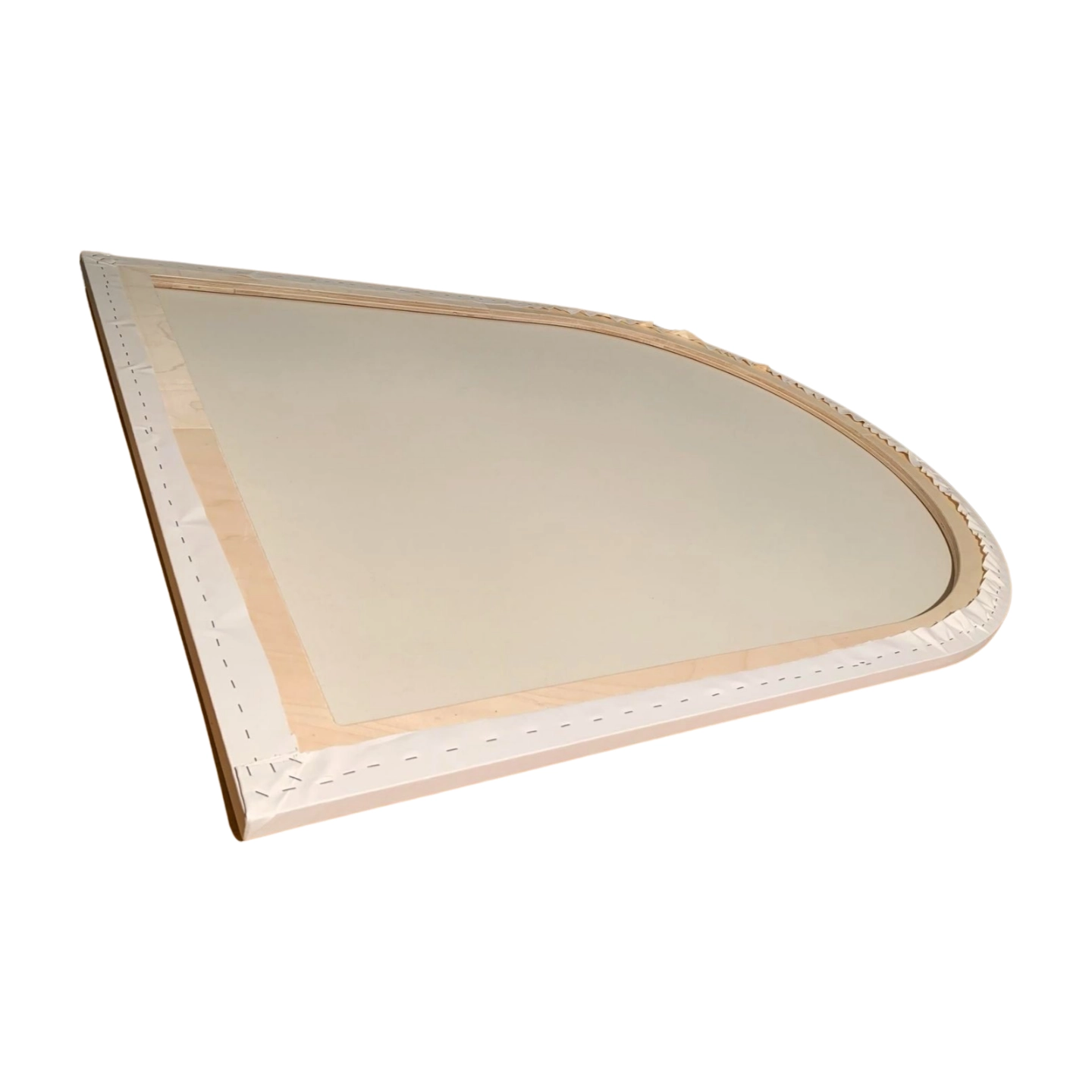 Home 60 Torbogen Portal Leinwand Birkenholz Rahmen 24mm Baumwolle hinten seite