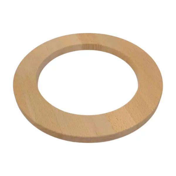 Luna Nature Mini – Deko-Rahmen rund : Holzring Buche natur 10 cm bis 50 cm_schräg2_