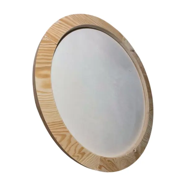 Runde Malplatte aus Pappel Holz_hinten seite_