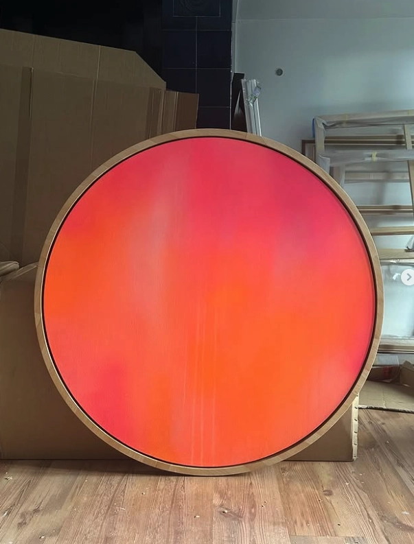 Bilderrahmen rund randompaintress_2_ Bilderrahmen rund randompaintress_2_